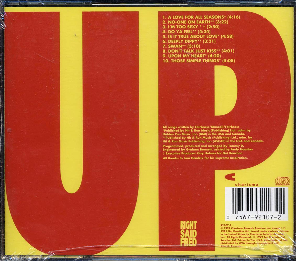 Right Said Fred - Up - CD, CD