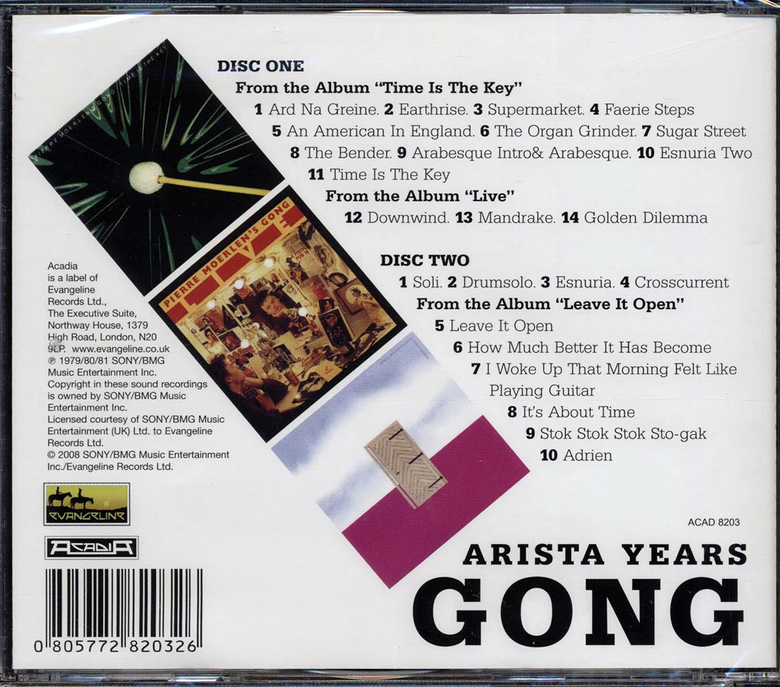 Gong - Arista Years (24 tracks) (2xCD) - CD, CD
