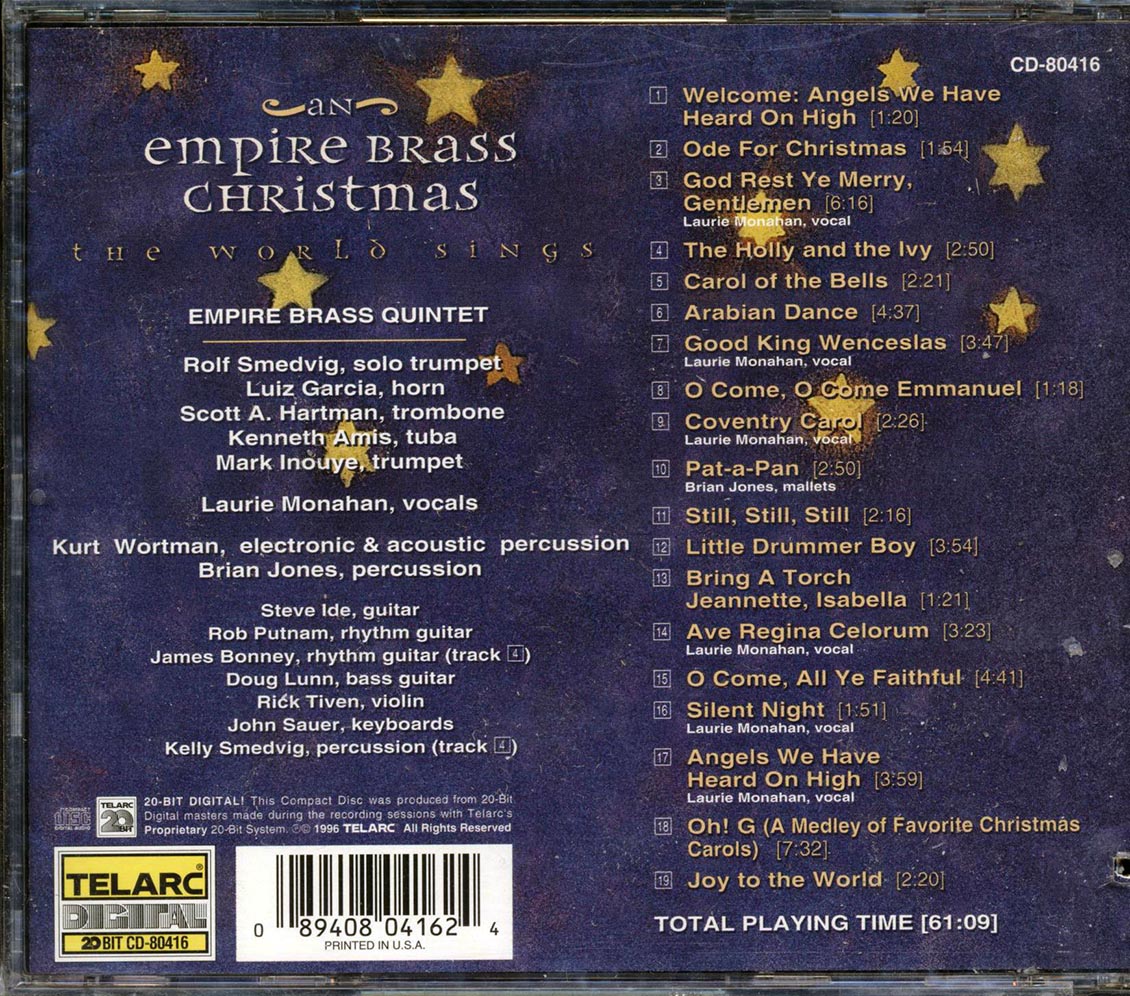 Empire Brass Quintet - An Empire Brass Christmas (marked/ltd stock) - CD, CD