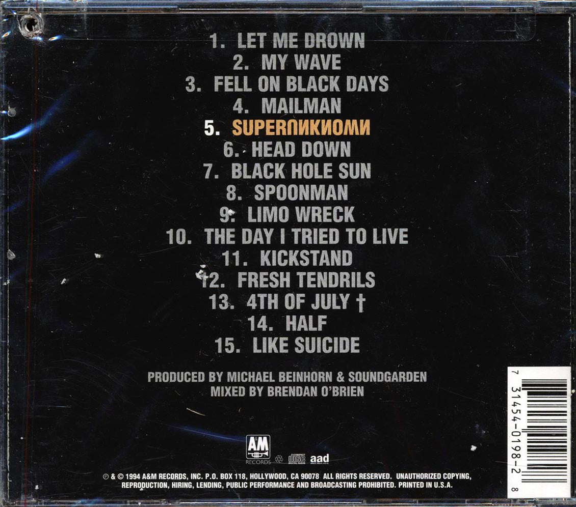 Soundgarden - Superunknown - CD, CD