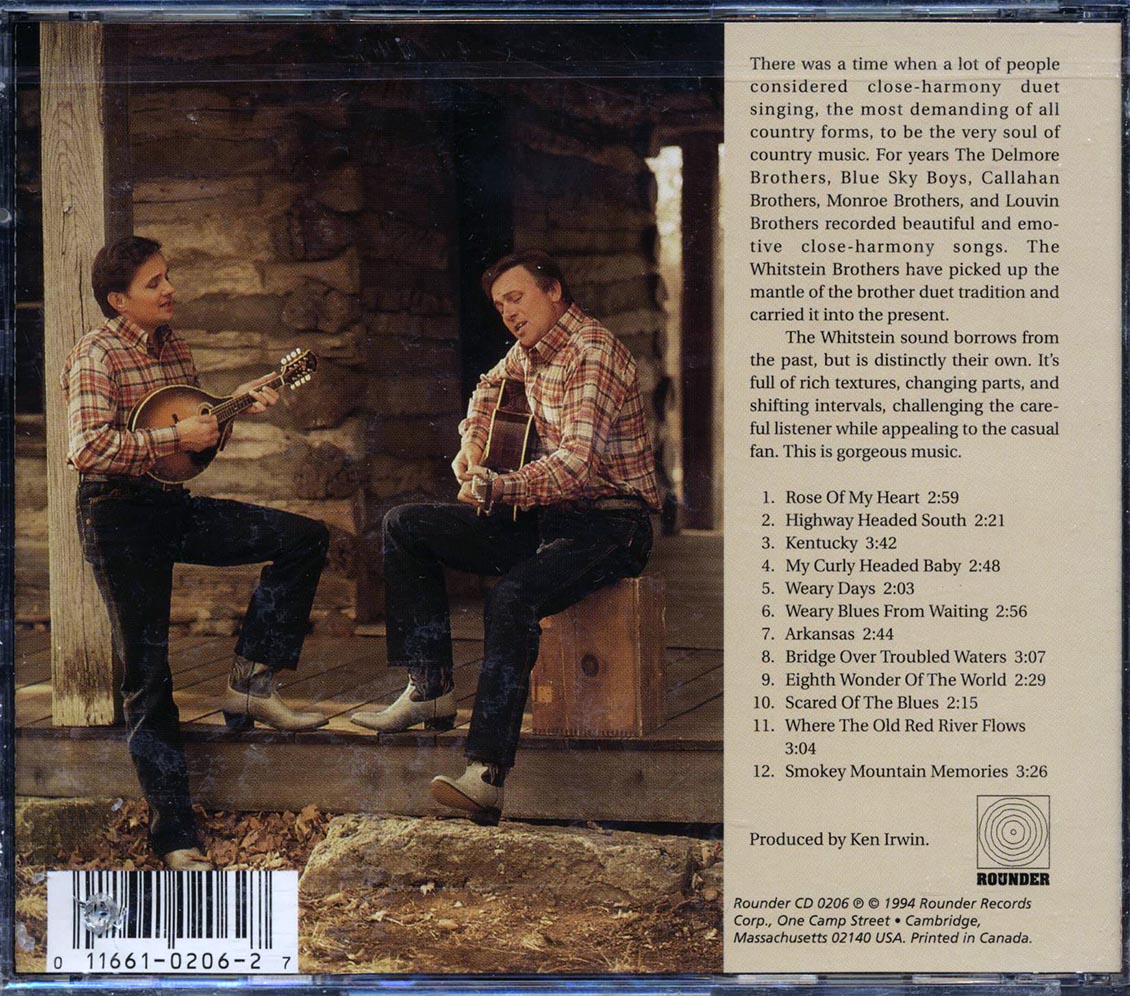 The Whitstein Brothers - Rose Of My Heart - CD, CD