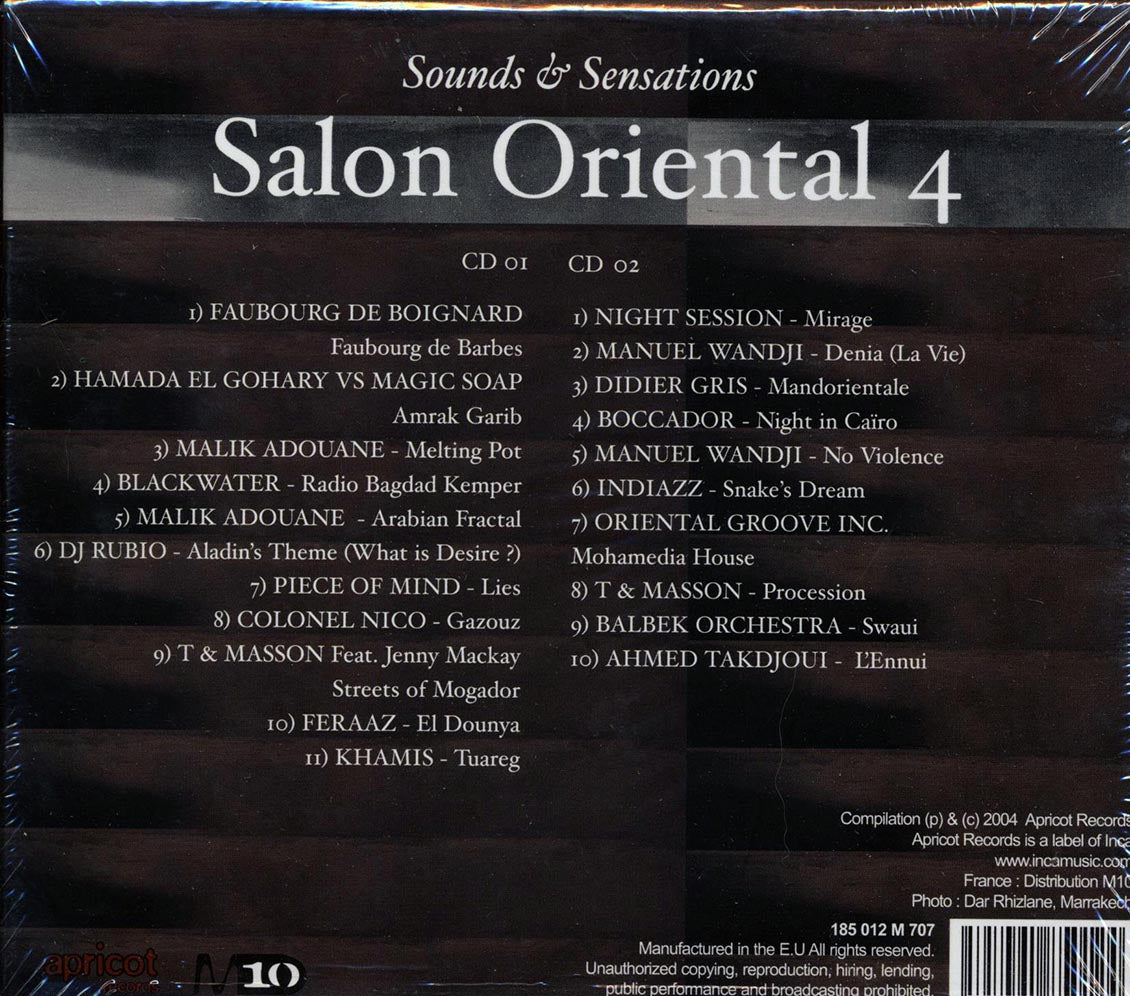 Faubourg De Boignard, Malik Adouane, Blackwater, Etc. - Salon Oriental 4: Sounds & Sensations (2xCD) (box set) - CD, CD