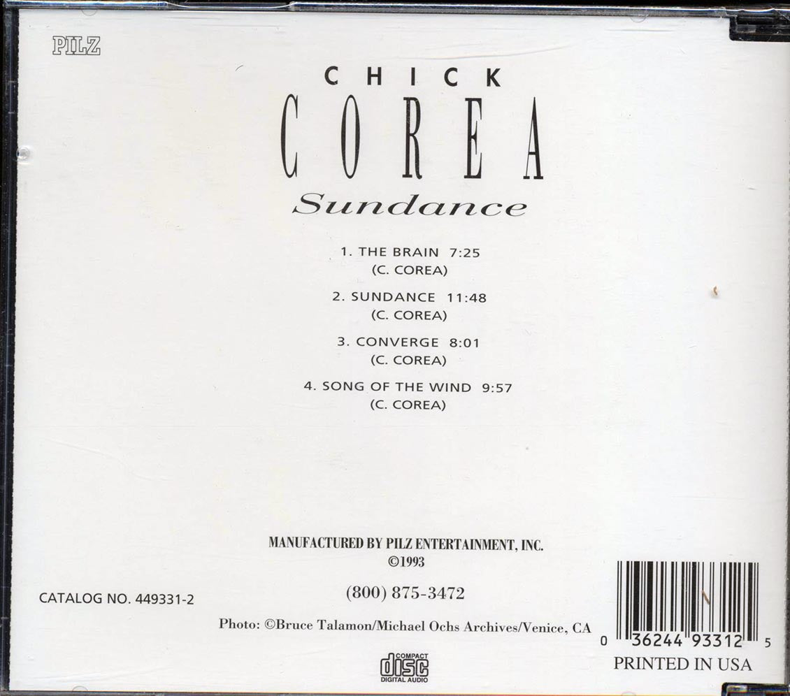 Chick Corea - Sundance - CD, CD
