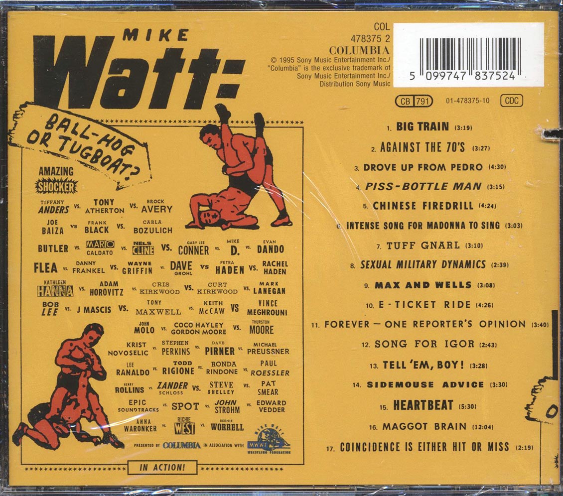 Mike Watt - Ball-Hog Or Tugboat (marked/ltd stock) - CD, CD