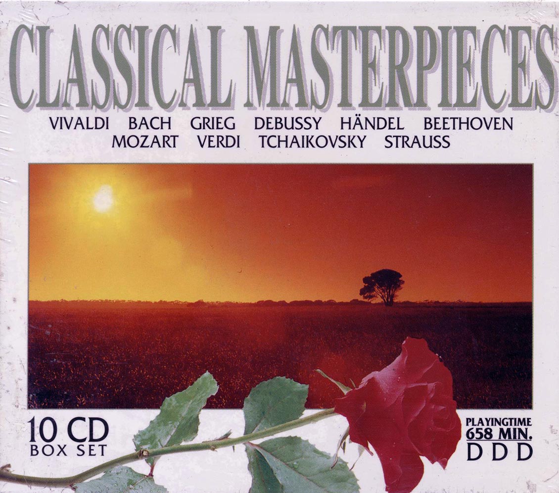 Vivaldi, Bach, Grieg, Mozart, Verdi, Etc. - Classical Masterpieces (10xCD) (box set) - CD