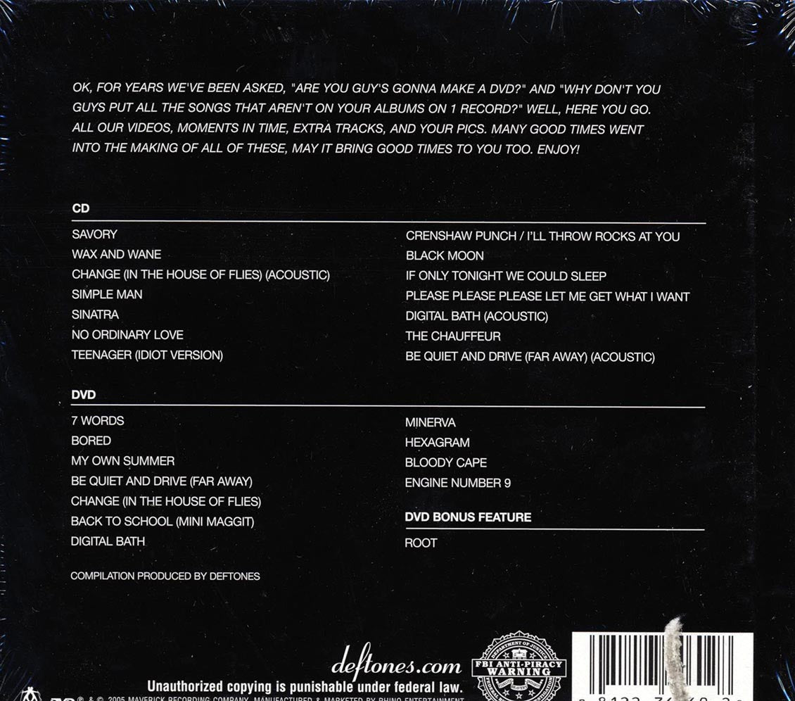 Deftones - B-Sides & Rarities (casebound set) (incl. DVD) - CD, CD