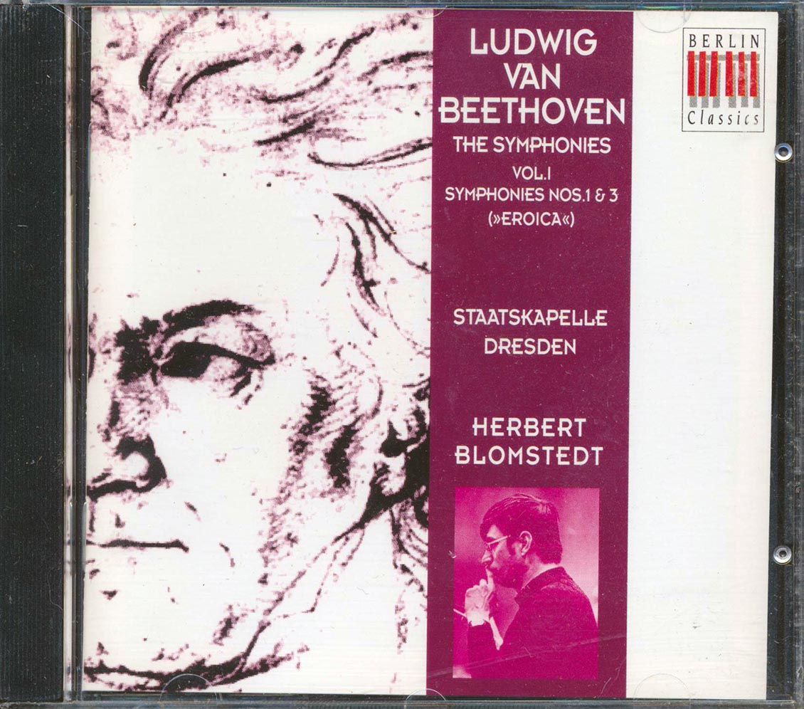 Beethoven, Herbert Blomstedt, Staatskapelle Dresden - Beethoven Sinfonien Vol 1 Nr, 1 & 3 - CD