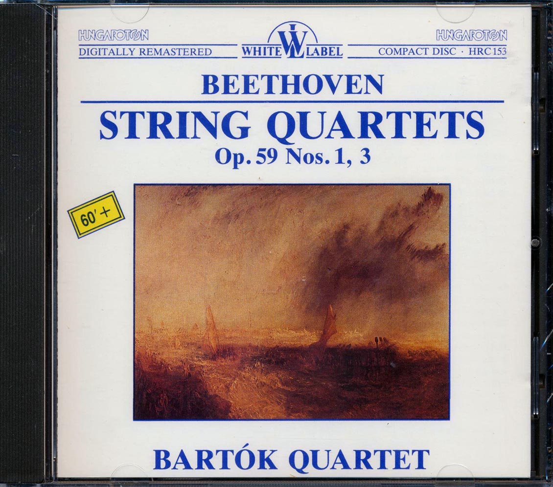 Beethoven, Bartok Quartet - String Quartets Op. 59 Nos. 1, 3 - CD