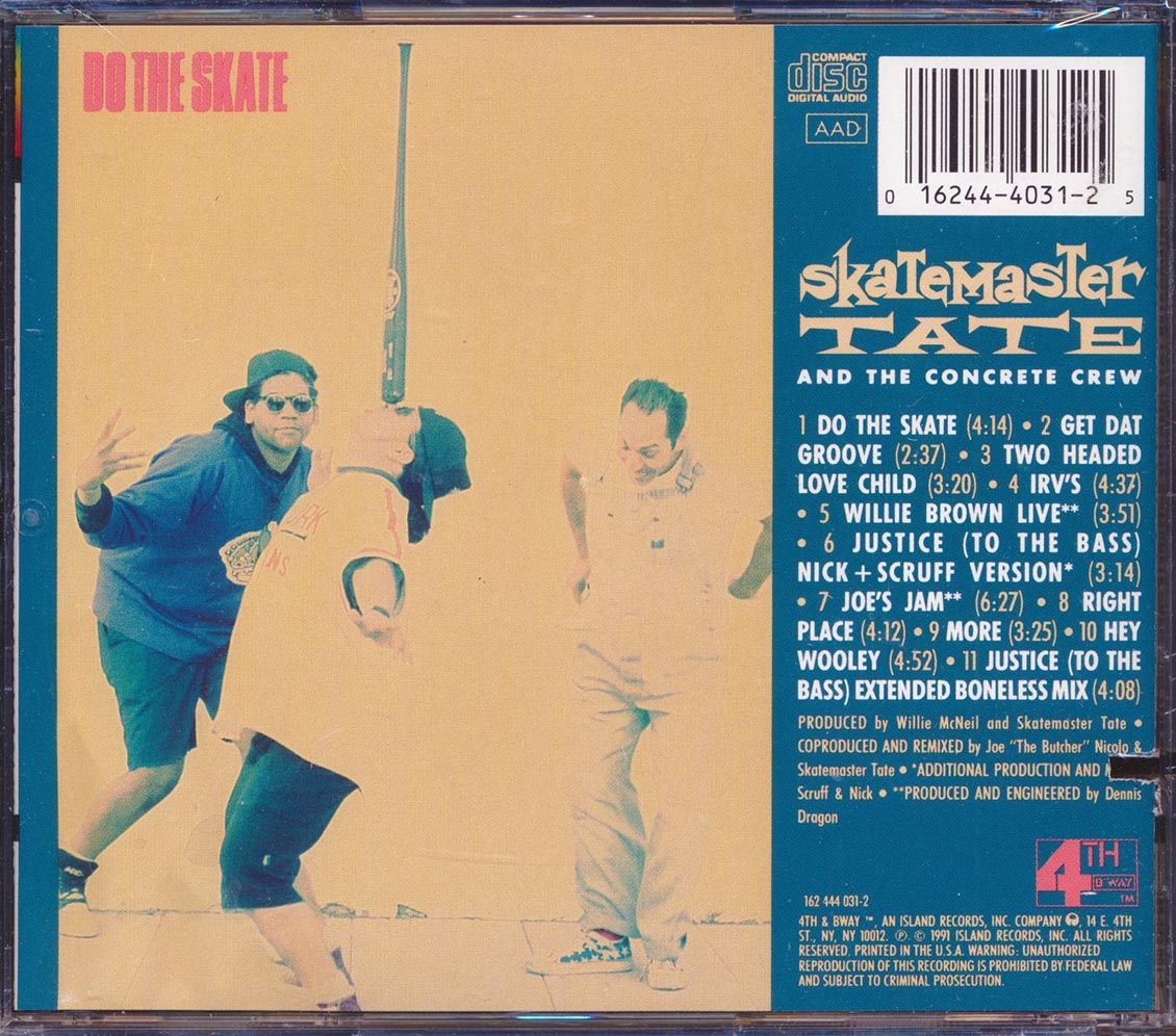 Skatemaster Tate & The Concrete Crew - Do The Skate (marked/ltd stock) - CD, CD