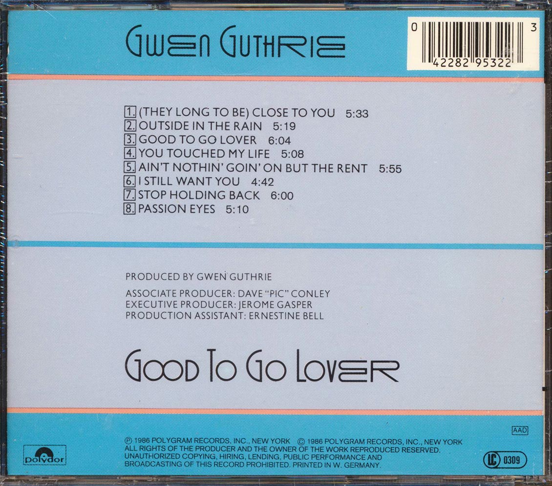 Gwen Guthrie - Good To Go Lover (marked/ltd stock) - CD, CD