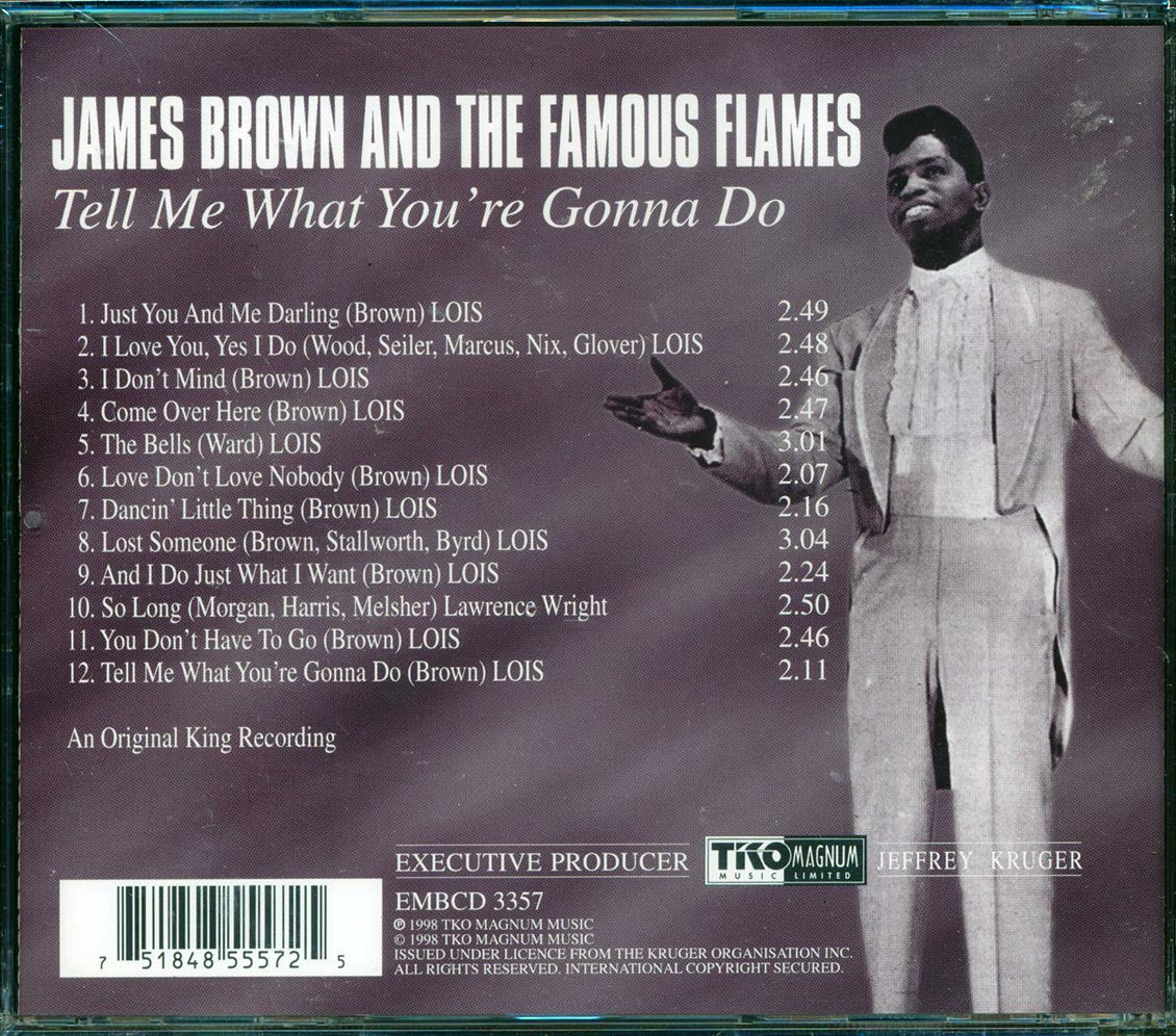 James Brown & The Famous Flames - Tell Me What You're Gonna Do - CD, CD