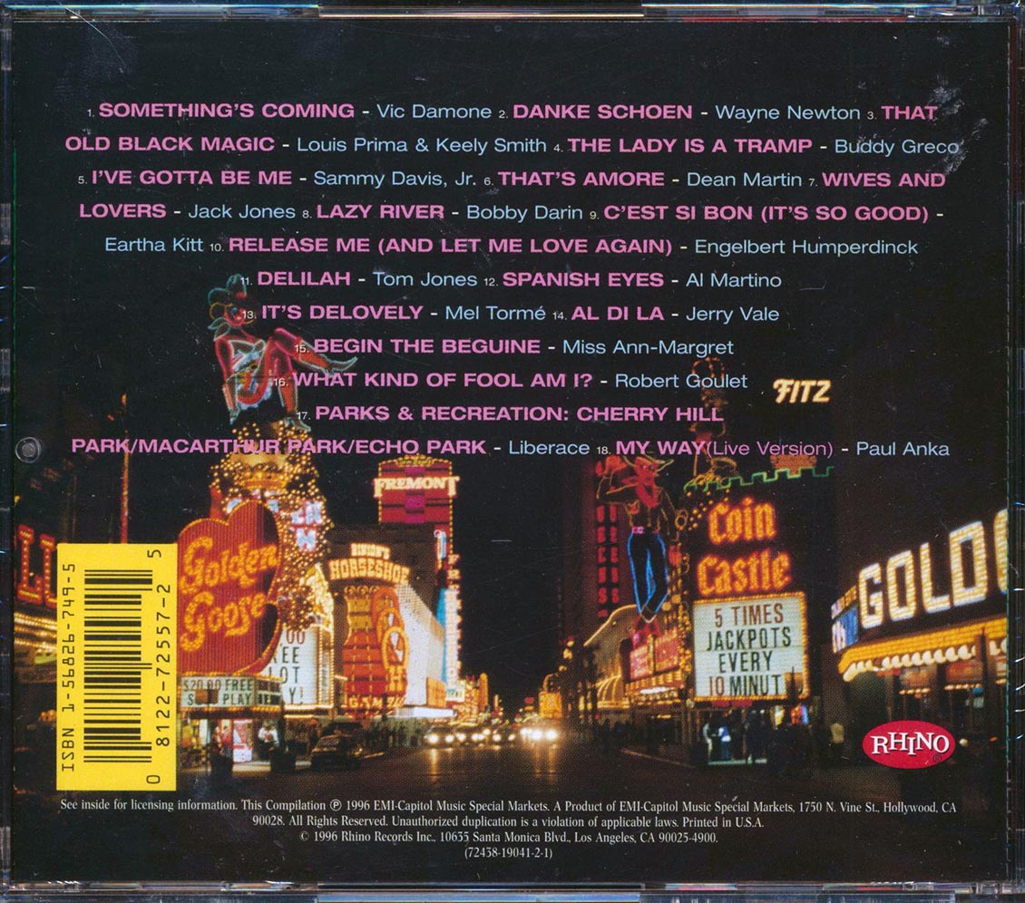 Vic Damone, Wayne Newton, Dean Martin, Eartha Kitt, Etc. - Jackpot: The Las Vegas Story - CD, CD