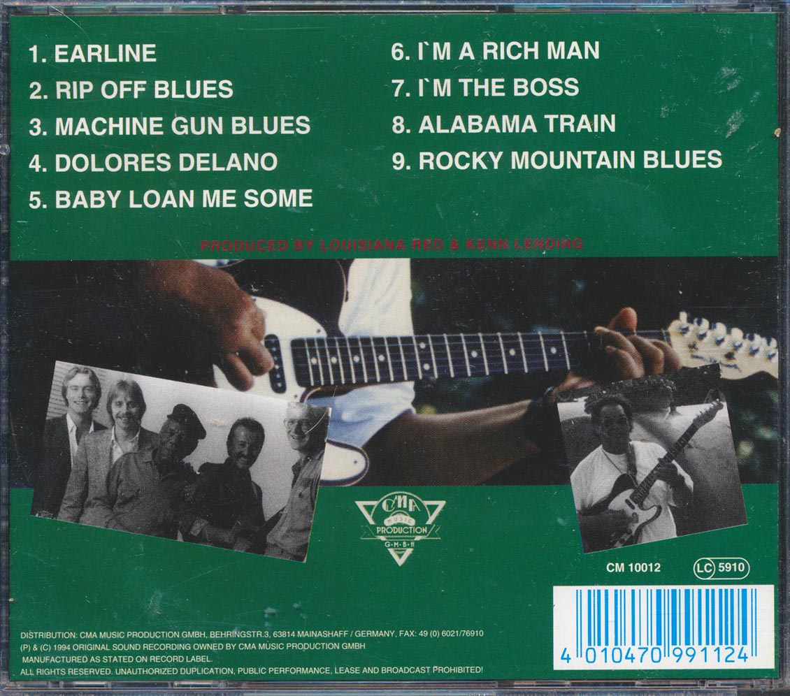 Louisiana Red, The Kenn Lending Blues Band - Rip Off Blues - CD, CD
