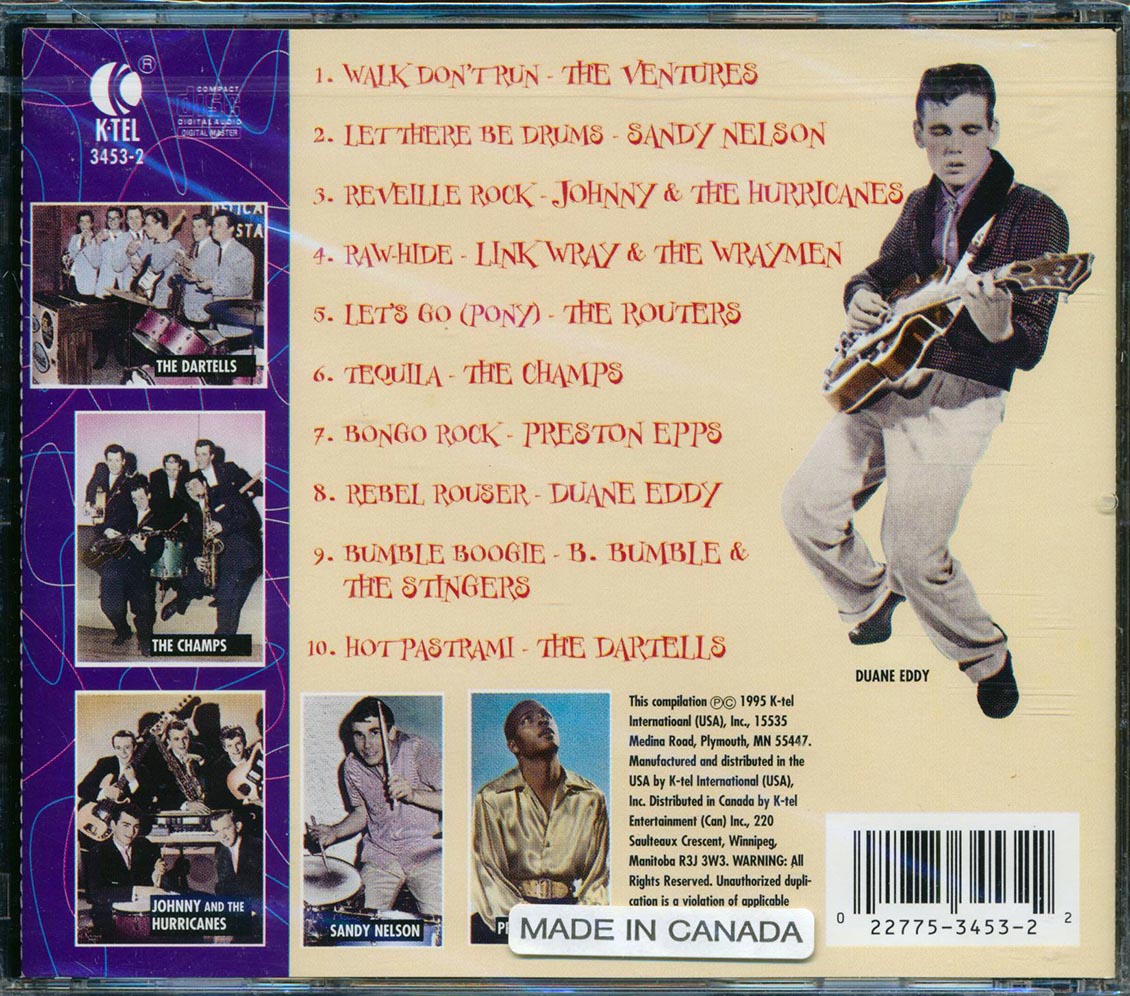Ventures, Sandy Nelson, Johnny & The Hurricanes, Etc. - Rockin' Instrumentals - CD, CD