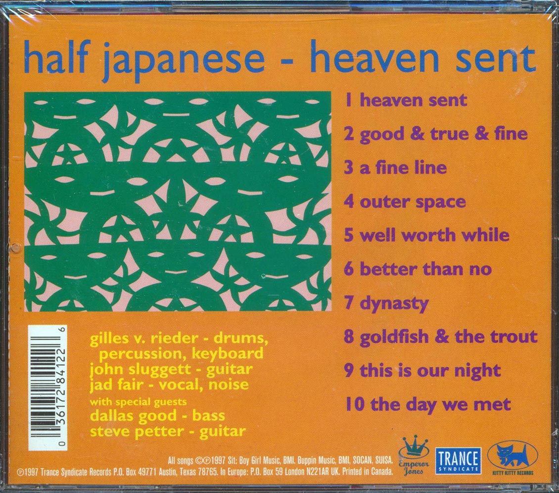 Half Japanese - Heaven Sent - CD, CD