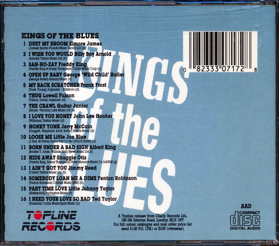 Elmore James, Billy Boy Arnold, Freddy King, Etc. - Kings Of The Blues - CD, CD