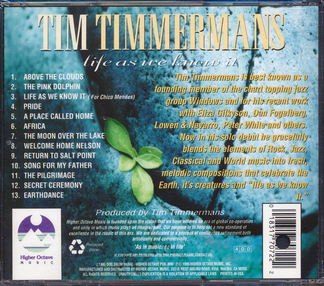 Tim Timmermans - Life As We Know It (marked/ltd stock) - CD, CD