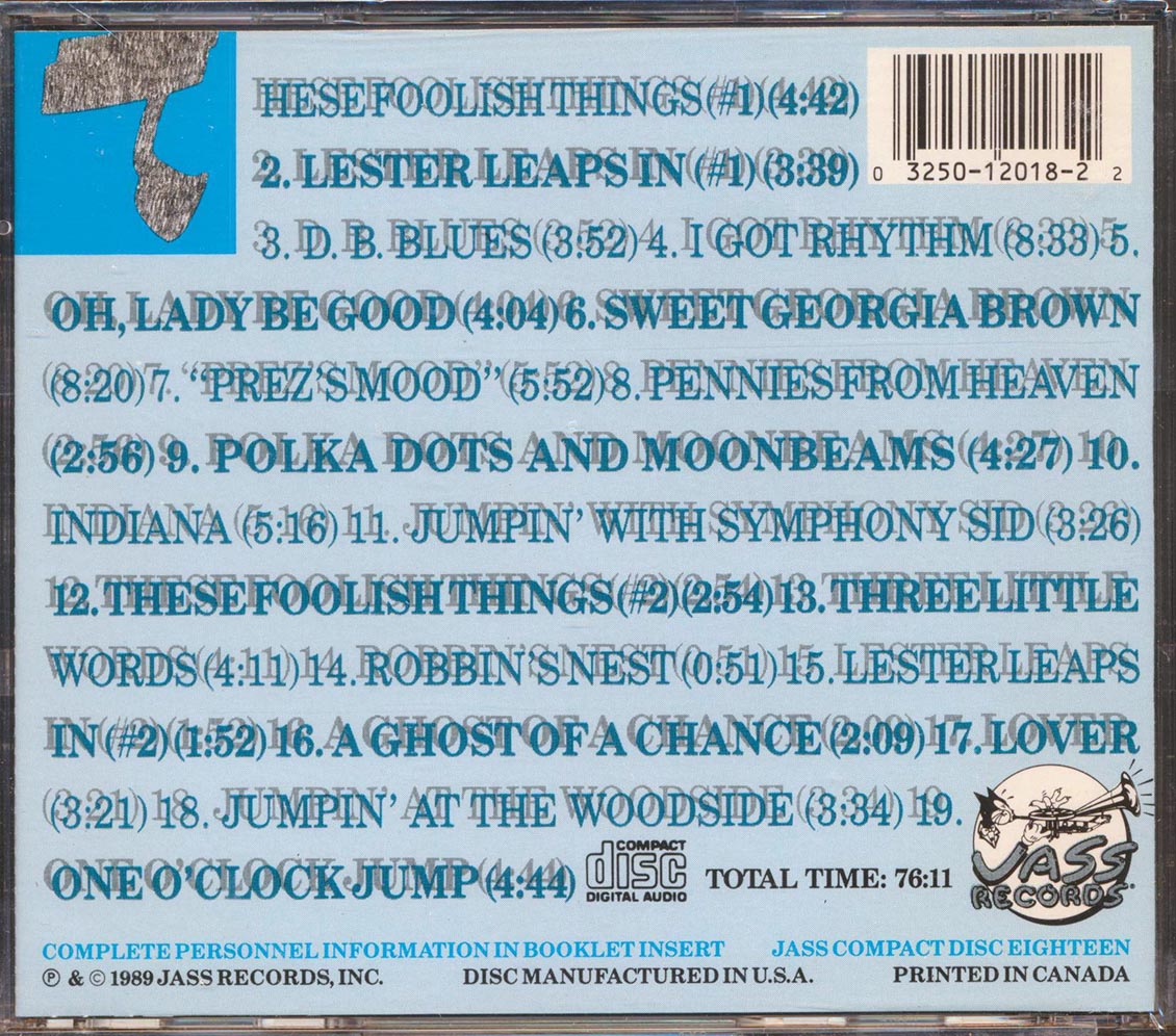 Lester Young - Prez Conferences - CD, CD