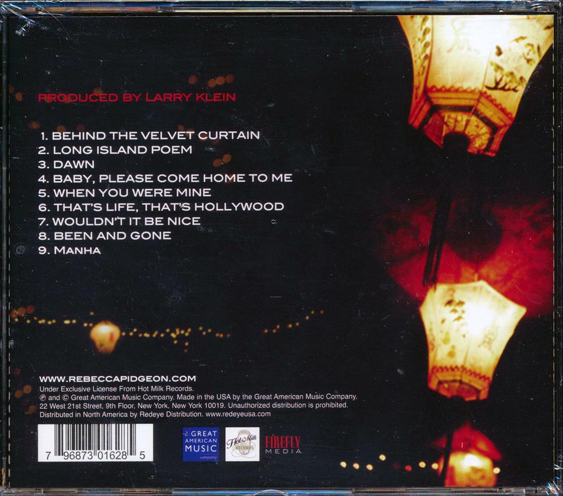 Rebecca Pidgeon - Behind The Velvet Curtain - CD, CD
