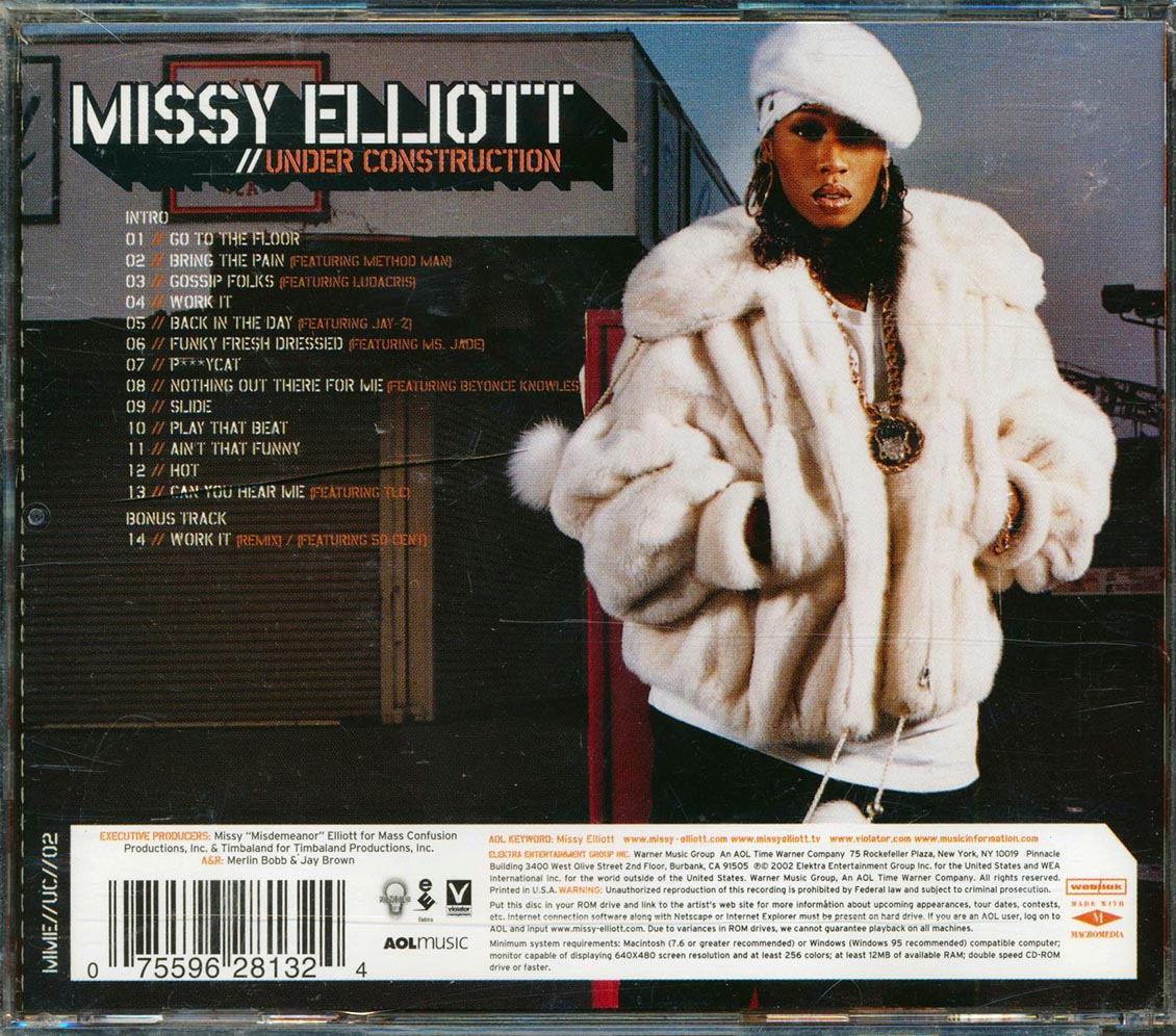 Missy Elliott - Under Construction - CD, CD