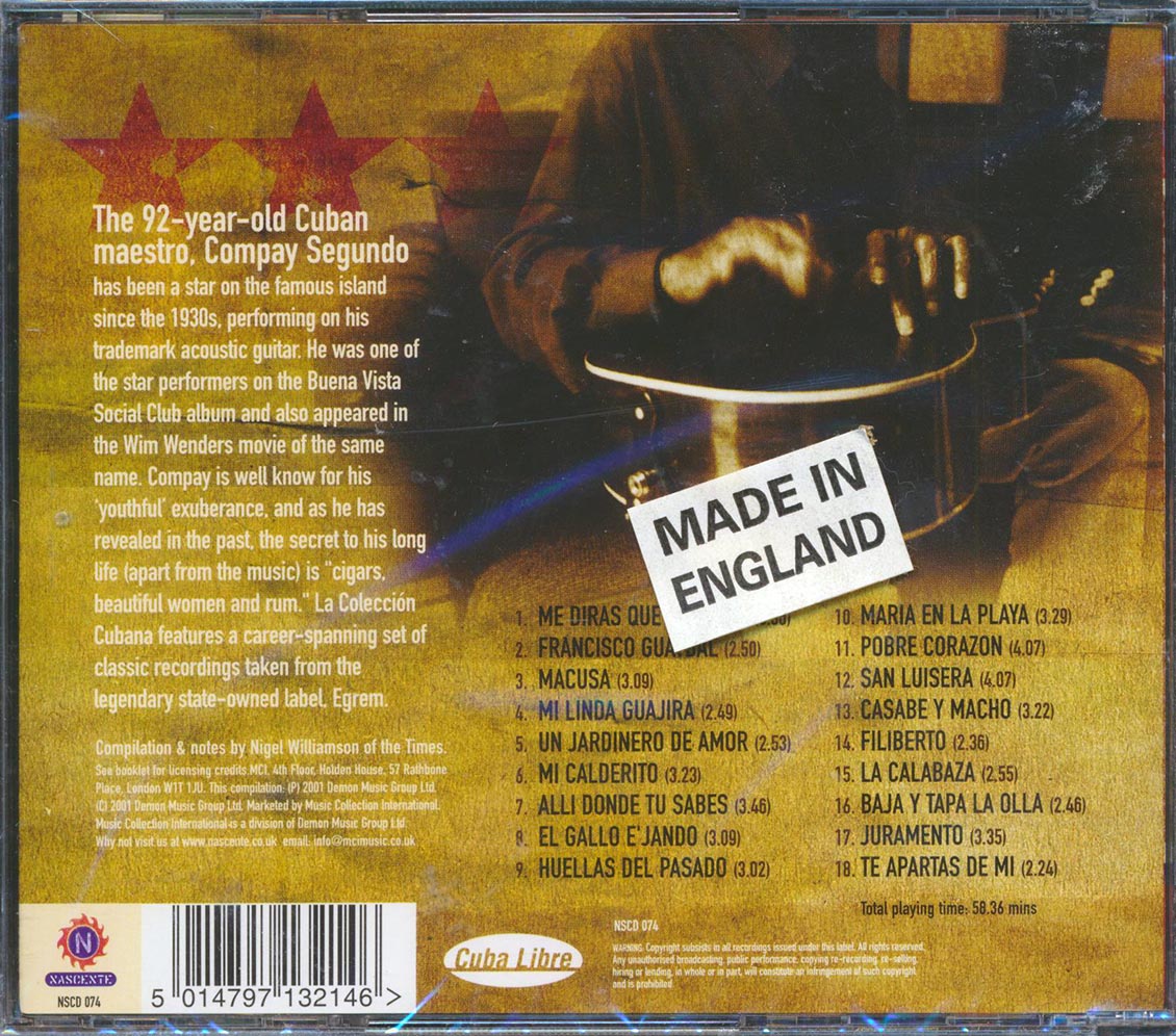 Compay Segundo - La Coleccion Cubana - CD, CD