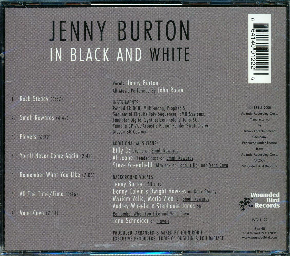 Jenny Burton - In Black And White - CD, CD