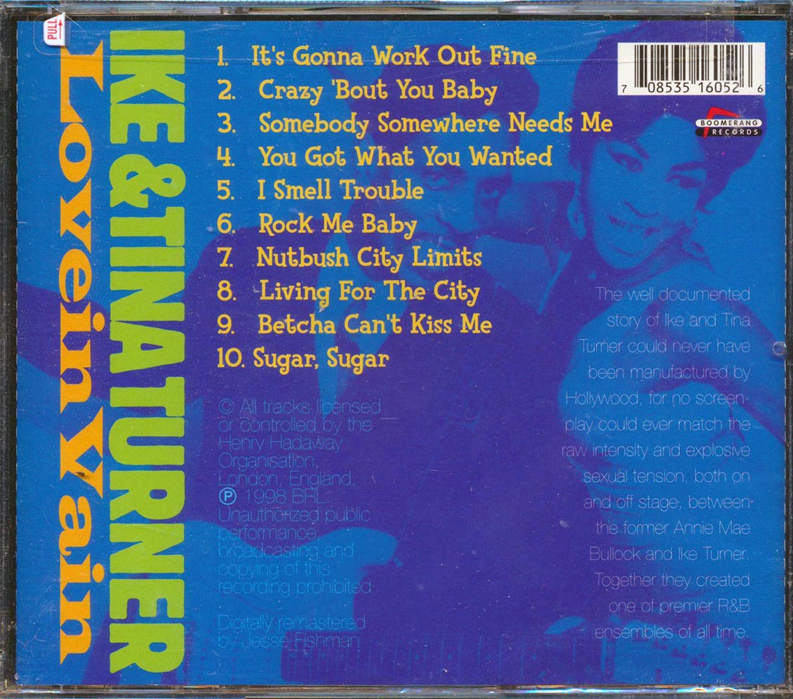 Ike & Tina Turner - Love In Vain - CD, CD