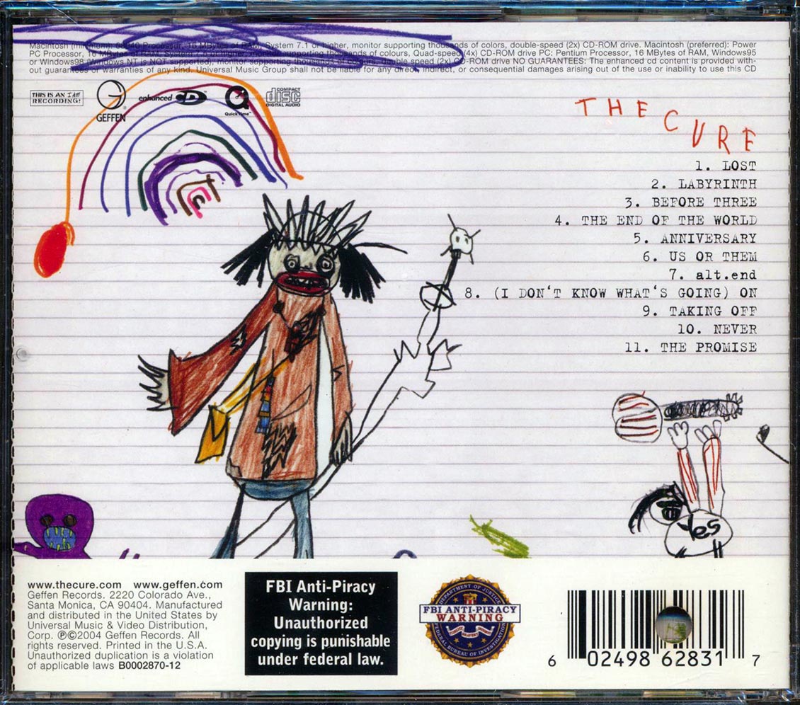 The Cure - The Cure (promo) (marked/ltd stock) - CD, CD