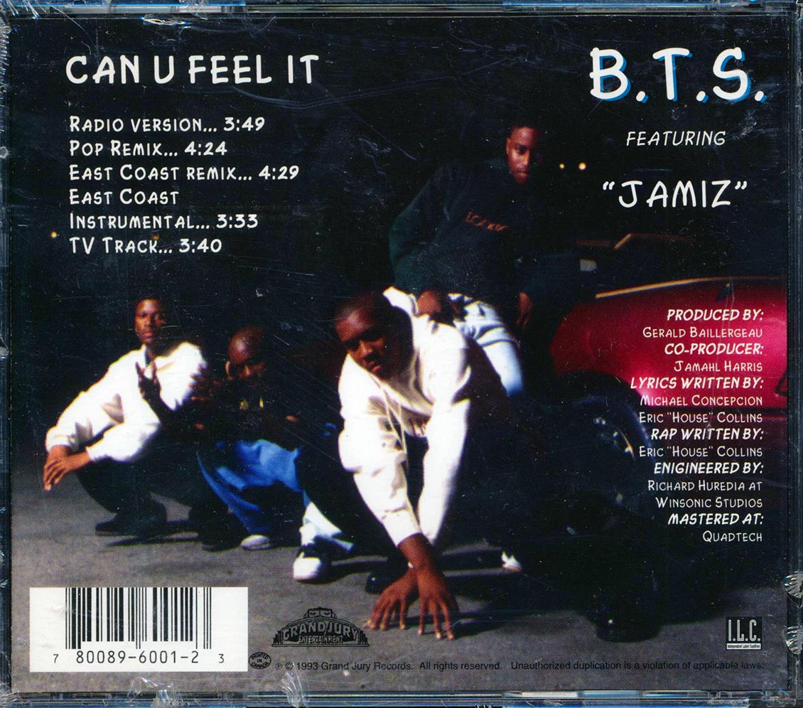 BTS, Jamiz - Can You Feel It - CD, CD