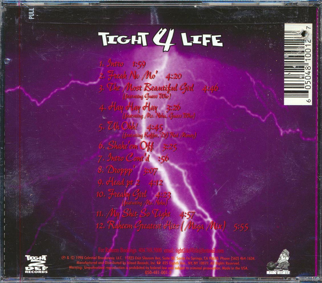 Raheem - Tight 4 Life (marked/ltd stock) - CD, CD