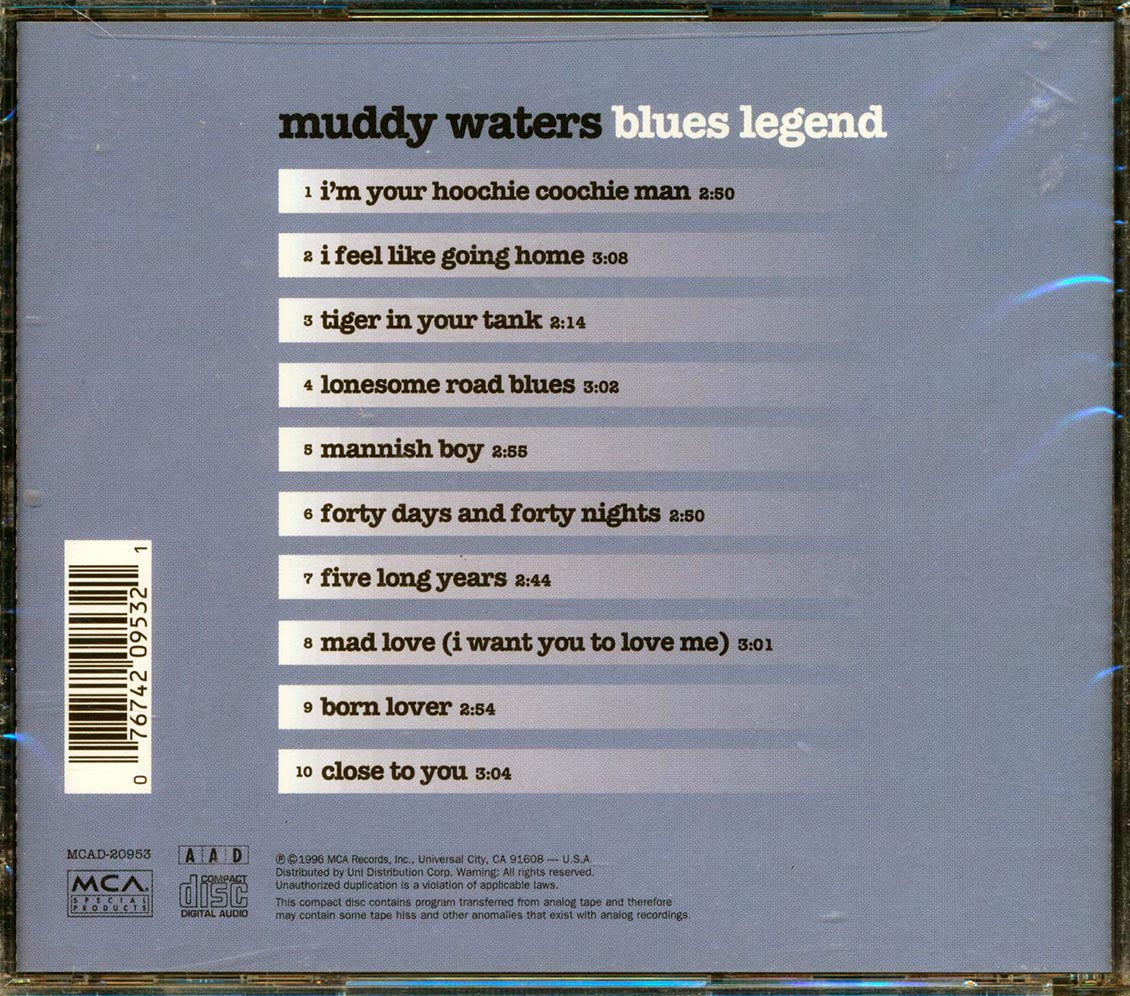 Muddy Waters - Blues Legend - CD, CD