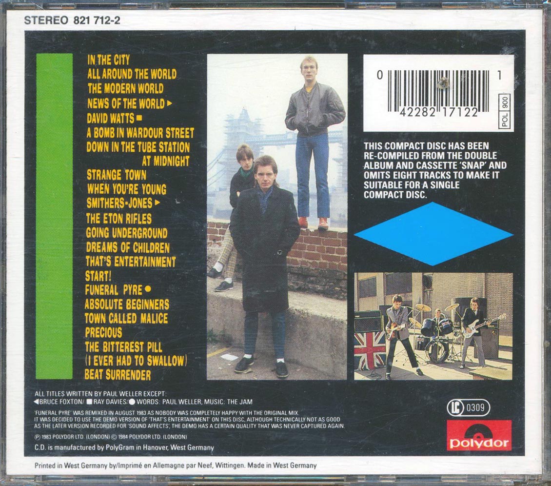 The Jam - Compact Snap - CD, CD