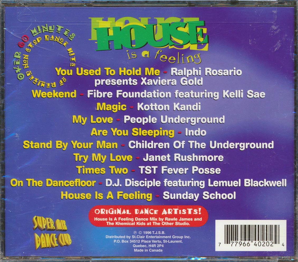 Ralphi Rosario, Fibre Foundation, Kotton Kandi, Etc. - House Is A Feeling (marked/ltd stock) - CD, CD