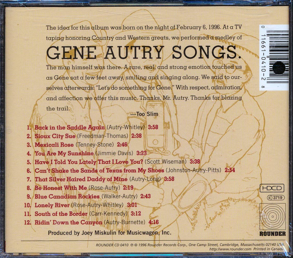 Riders In The Sky - Public Cowboy #1: The Music Of Gene Autry (marked/ltd stock) - CD, CD