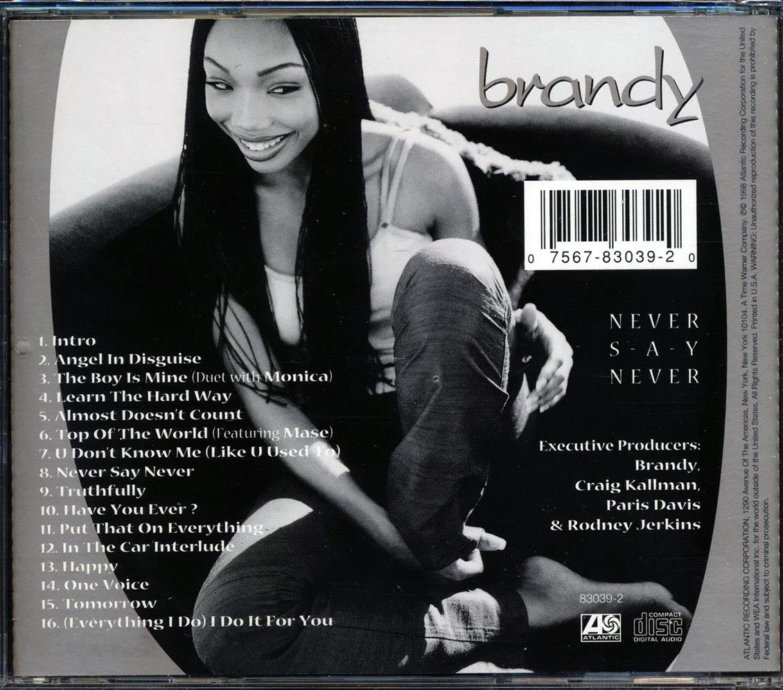 Brandy - Never Say Never - CD, CD