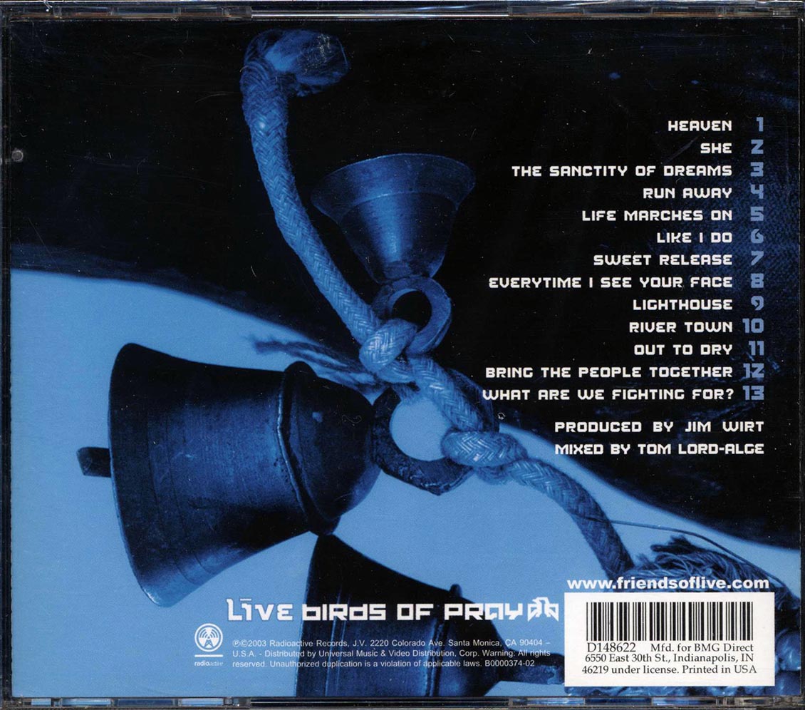 Live - Birds Of Pray - CD, CD