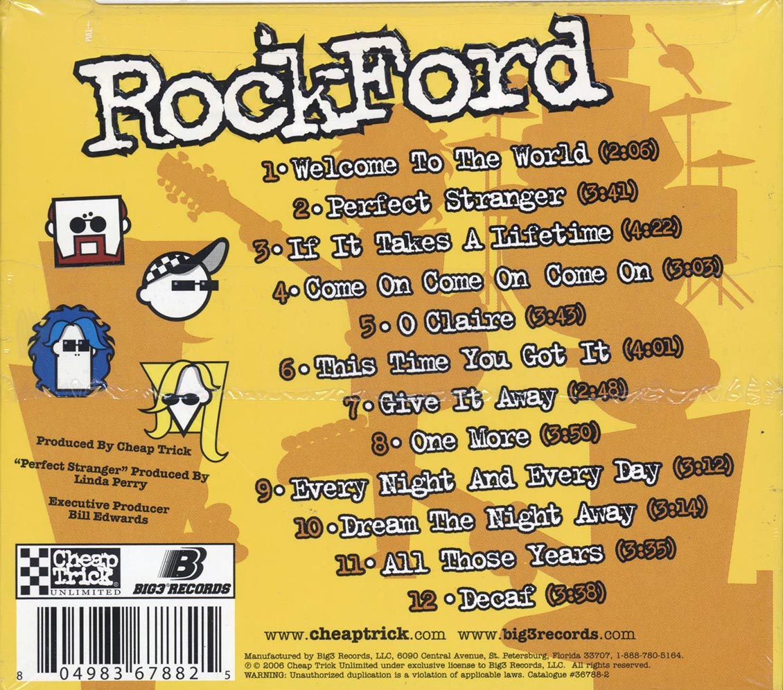 Cheap Trick - RockFord - CD, CD