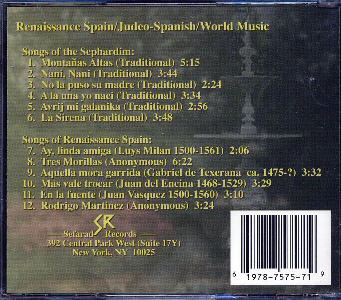 The Gerard Edery Ensemble, Linda Amiga - Love Songs Of The Sephardim And Renaissance Spain - CD, CD