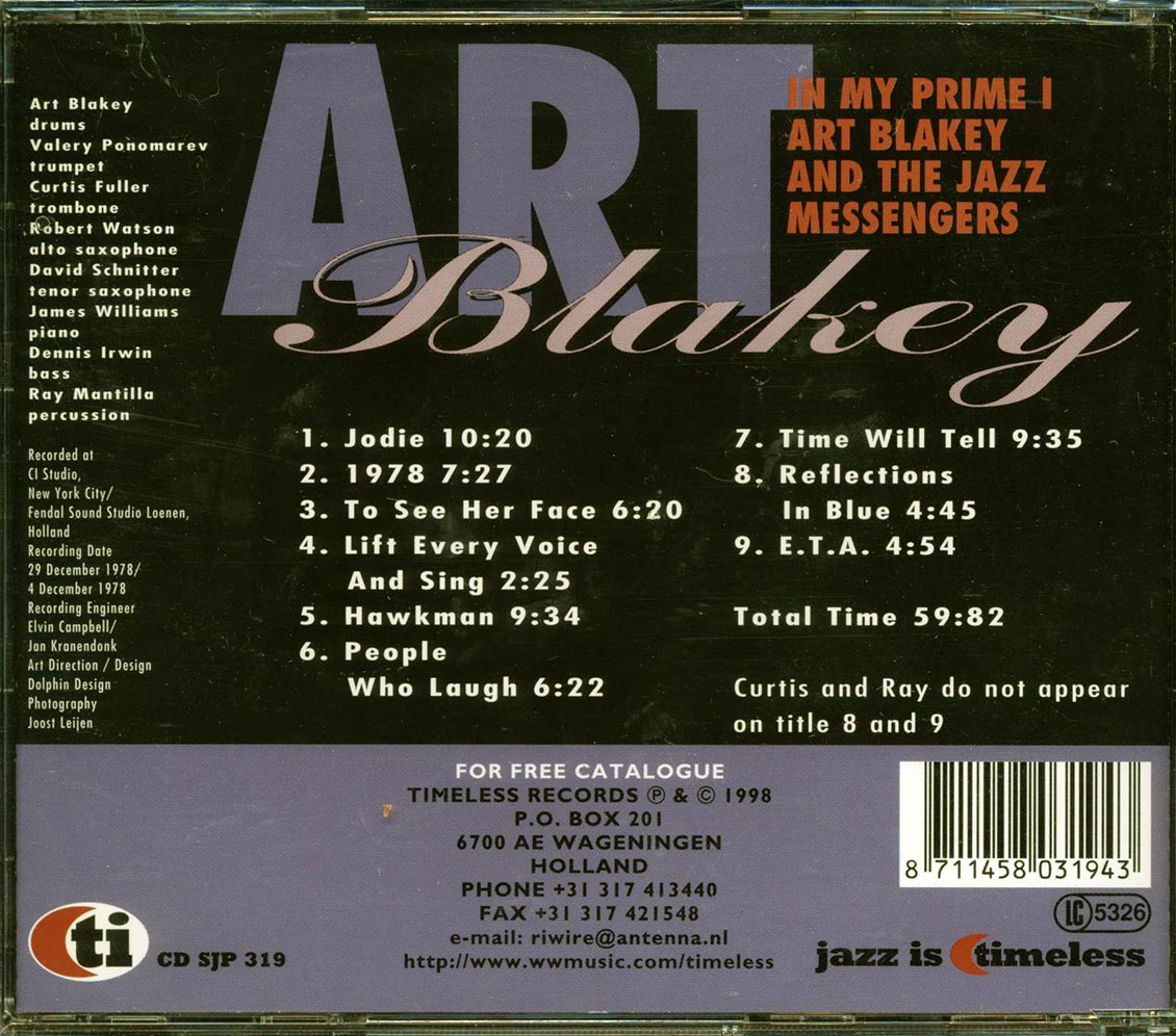 Art Blakey & The Jazz Messengers - In My Prime I - CD, CD
