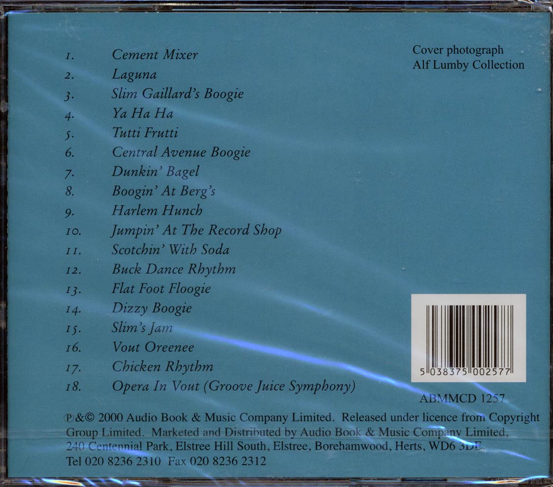 Slim Gaillard - Vout For Voutoreenees - CD, CD