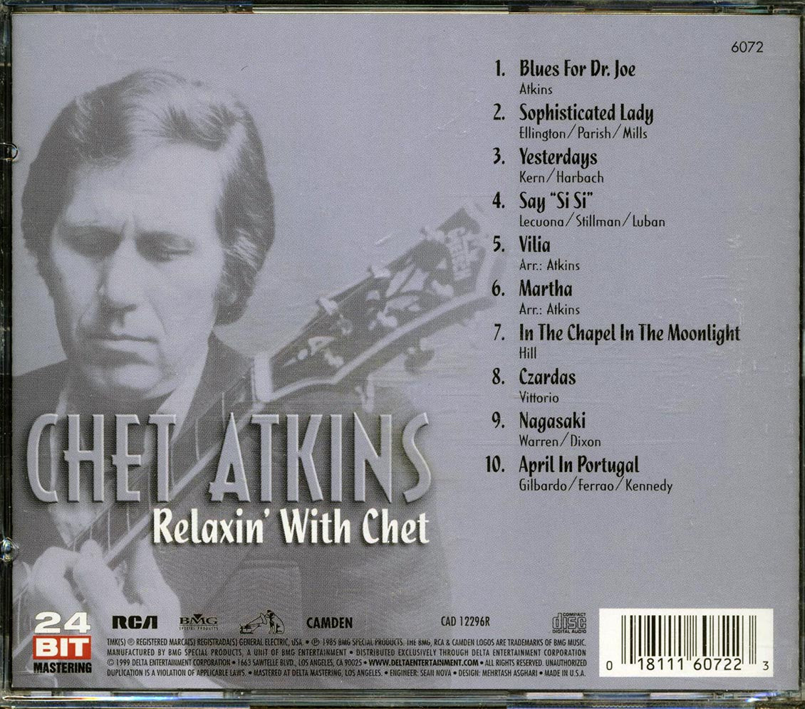 Chet Atkins - Relaxin' With Chet - CD, CD