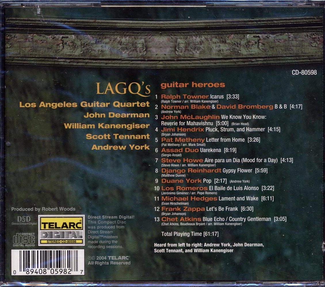 Los Angeles Guitar Quartet - LAGQ's Guitar Heroes (marked/ltd stock) - CD, CD