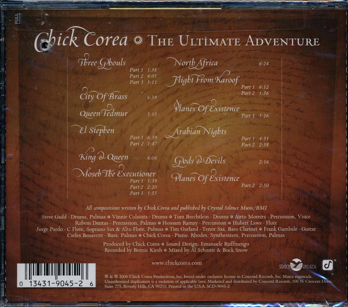 Chick Corea - The Ultimate Adventure (marked/ltd stock) - CD, CD