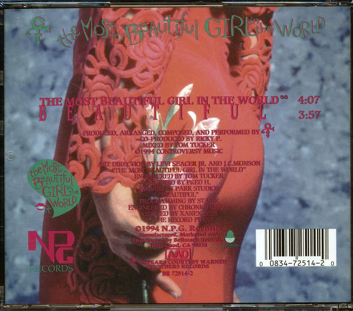 The Artist (Prince) - The Most Beautiful Girl In The World - CD, CD