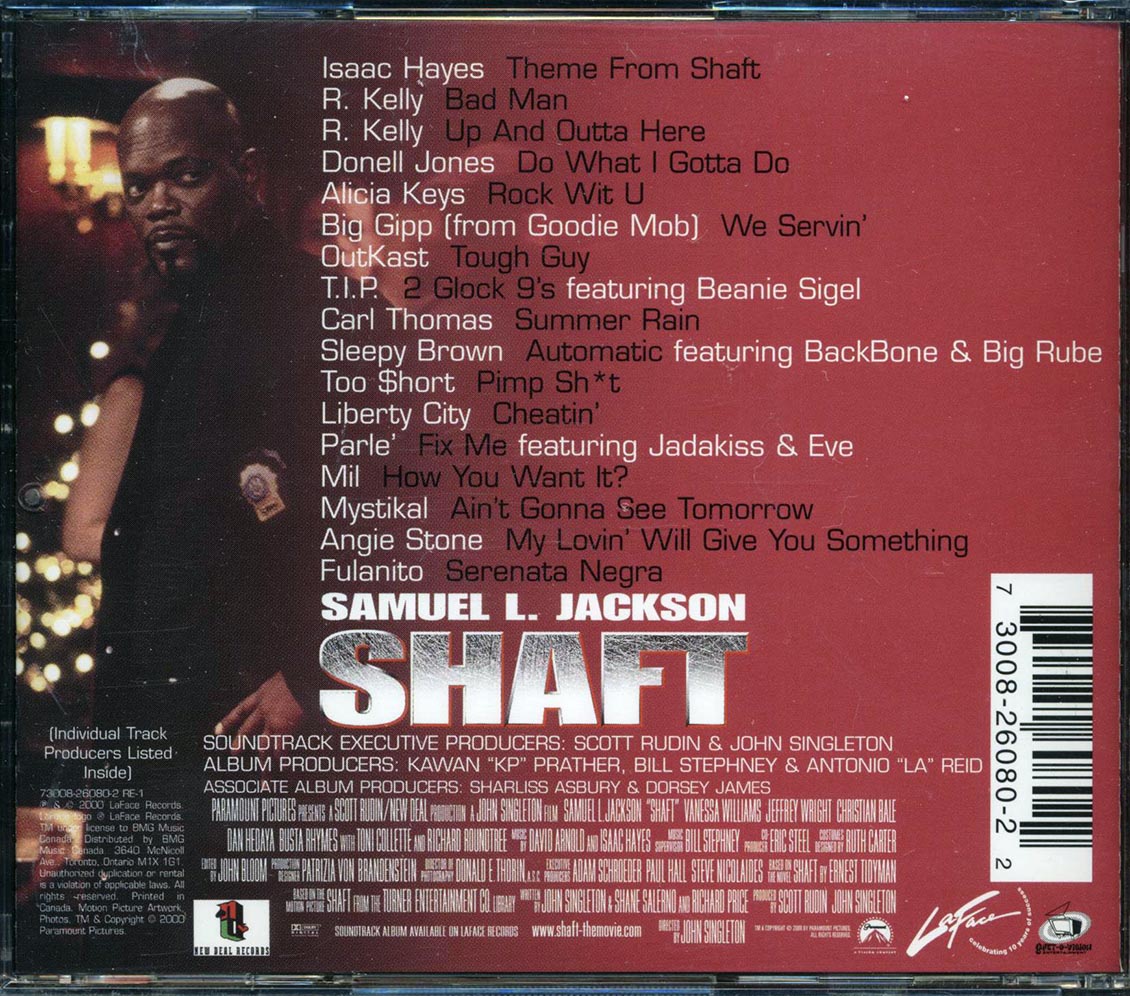 Isaac Hayes, R Kelly, Alicia Keys, Etc. - Music From And Inspired By Shaft - CD, CD