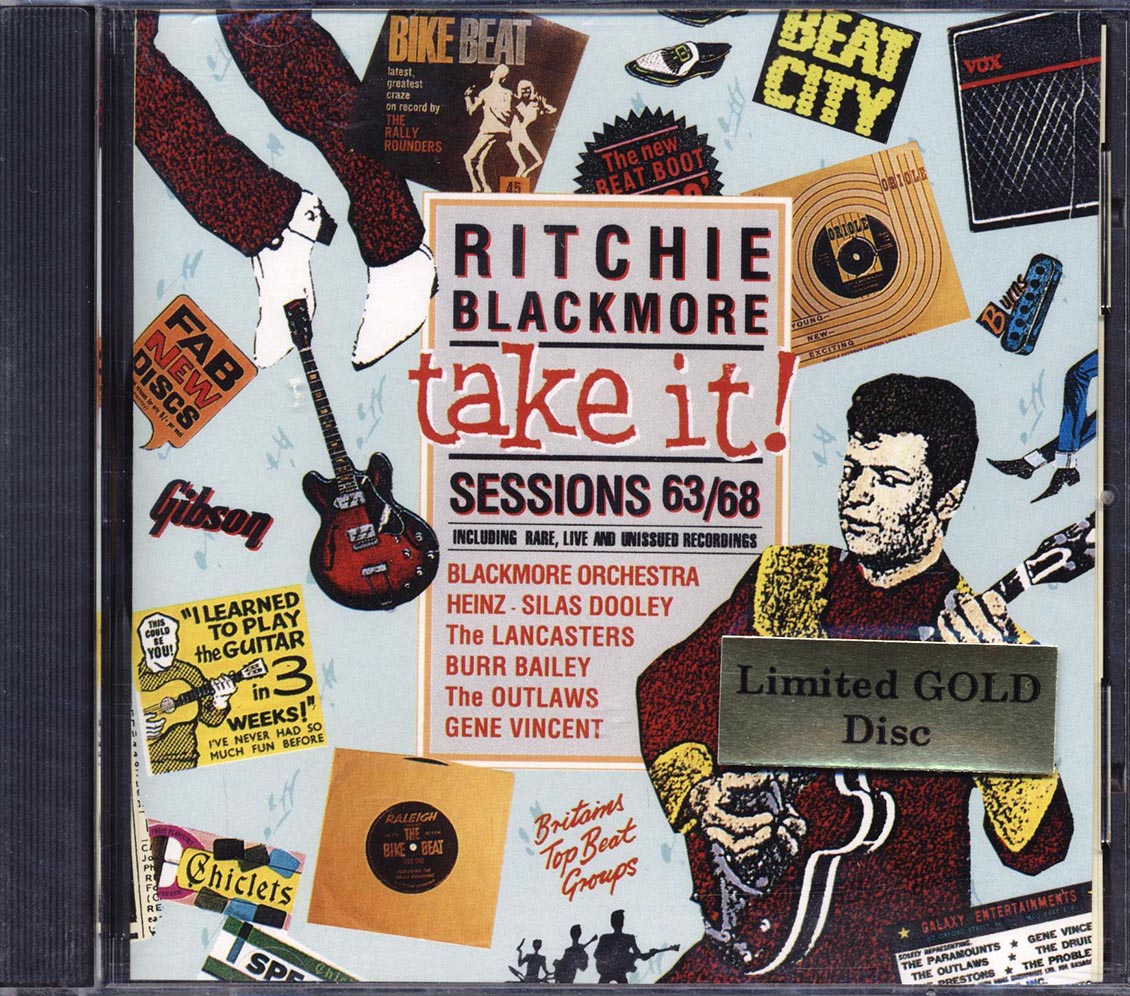 Ritchie Blackmore - Take It: Sessions 63/68 (24 tracks) (gold CD) (ltd. ed.) (incl. large booklet) - CD