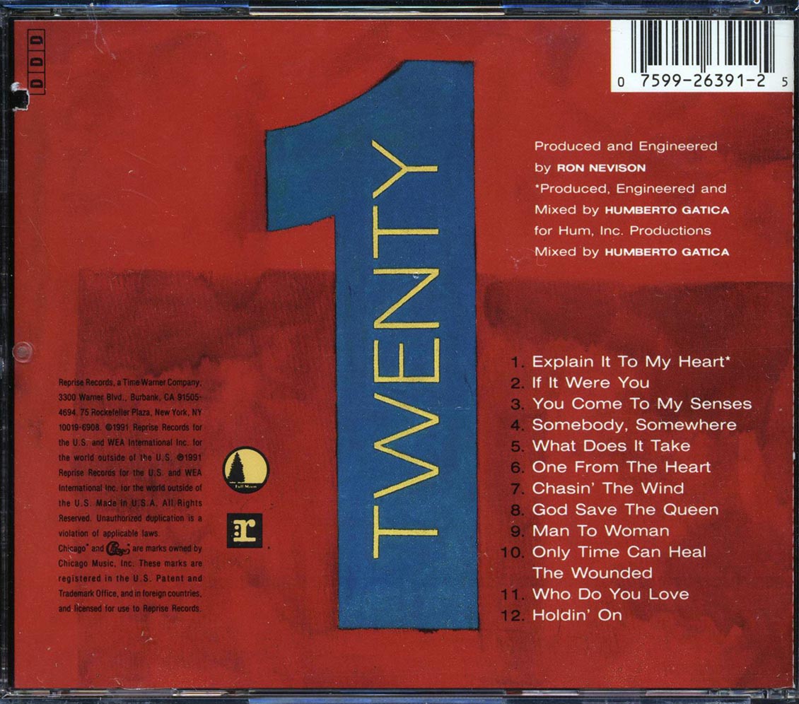 Chicago - Twenty 1 (marked/ltd stock) - CD, CD