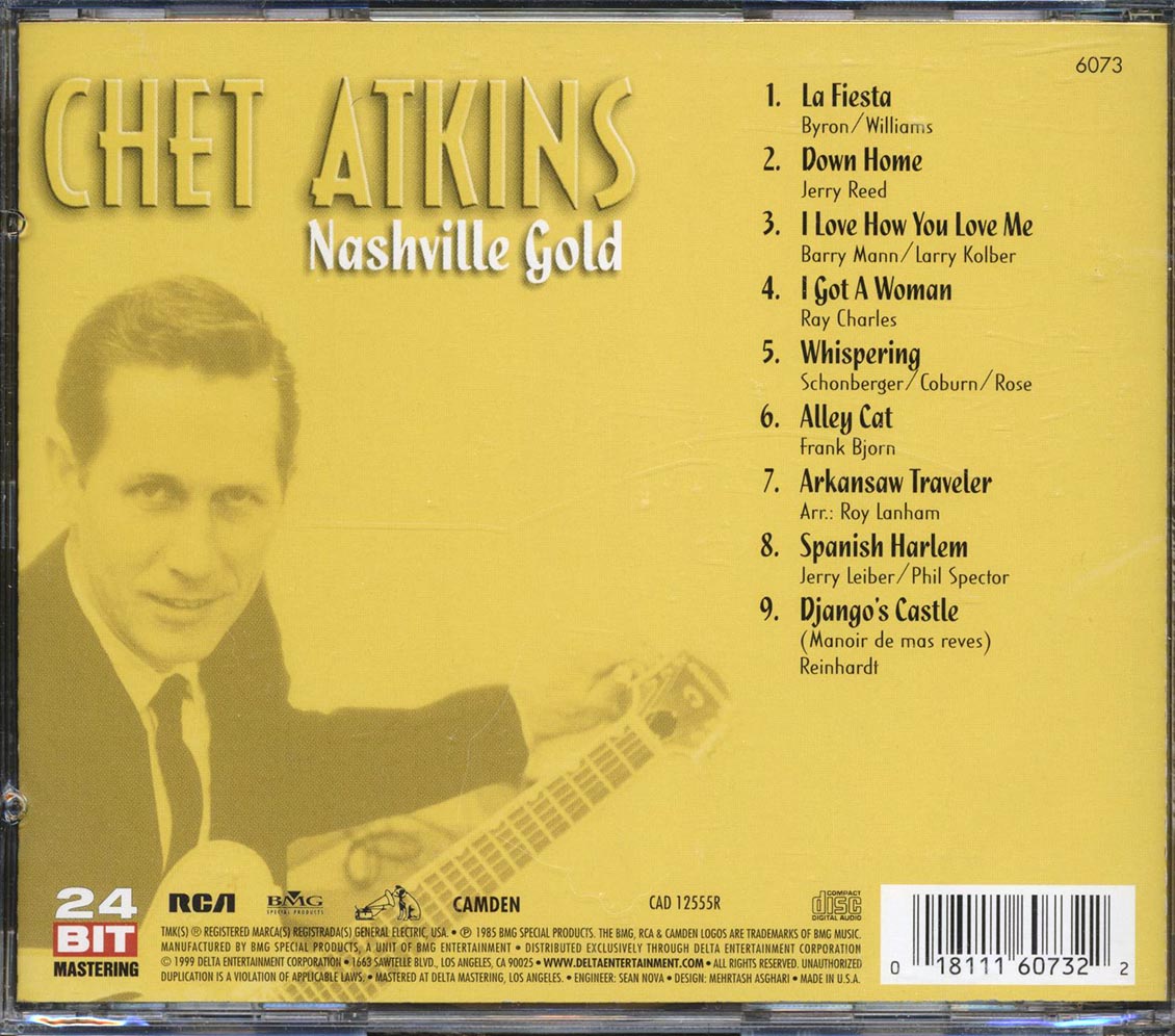 Chet Atkins - Nashville Gold - CD, CD