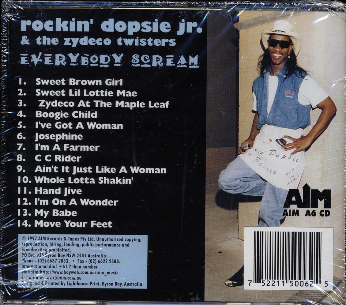 Rockin' Dopsie Jr. & The Zydeco Twisters - Everybody Scream - CD, CD