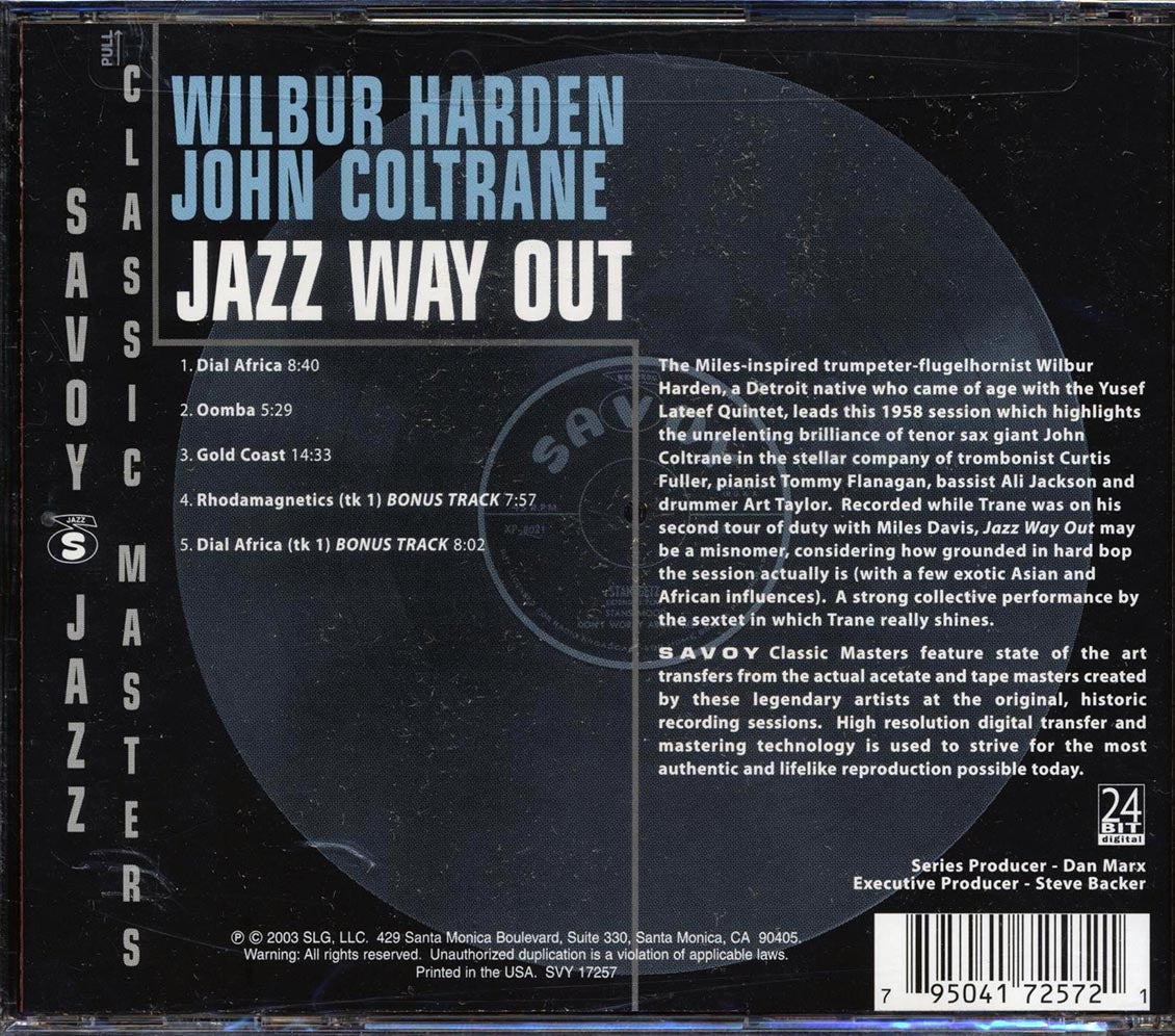 Wilbur Harden, John Coltrane - Jazz Way Out - CD, CD